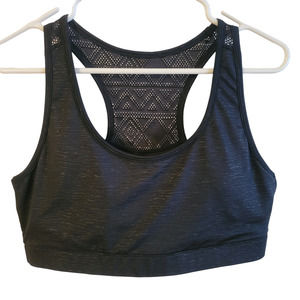 ZYIA Bomber Sports Bra Women's XL Black